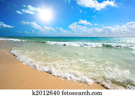 Beautiful beach and sea Beautiful beach and sea