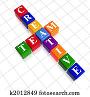 farbe, kreativ, team, mögen, kreuzworträtsel