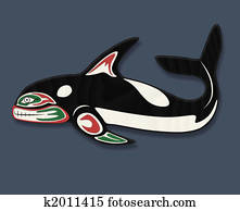 Orca Whale Totem Orca Whale Totem