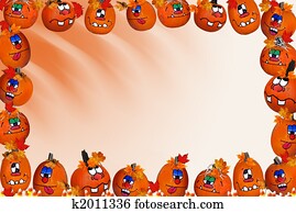 Pumpkin Border Pumpkin Border