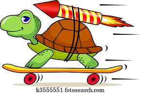 rapidamente, tartaruga