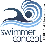 Swimming Swimmer Concept Swimming Swimmer Concept