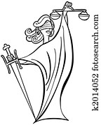 צדק, גברת, אומנות