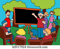 שכונה, פגישה, אומנות של קו