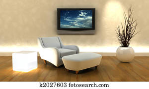 3d render of sofa and tv 3d render of sofa and tv