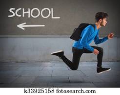 Run away from school