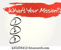 What's Your Mission blank list What's Your Mission blank list