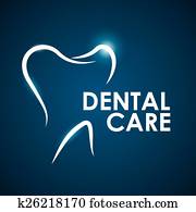 Dental design, vector illustration.