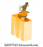 Mouse and Letter Mouse and Letter
