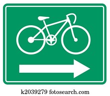 nagy, zöld, bicikli, aláír