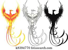 phoenix, vogel, sammlung phoenix, vogel, sammlung