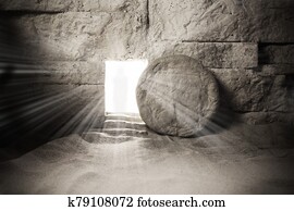 Tomb of Jesus. Jesus Christ Resurrection. Christian easter concept Tomb of Jesus. Jesus Christ Resurrection. Christian easter concept