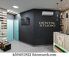 dental office , waiting room