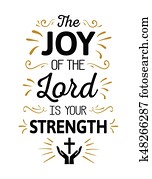 ה, שימחה, של, האלוהים, is, שלי, חוזק