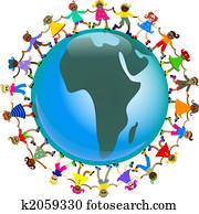 african, 키드 구두