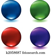 Glossy spheres