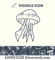 Jellyfish doodle Jellyfish doodle