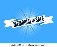 Memorial day sale ribbon sign illustration design graphic Memorial day sale ribbon sign illustration design graphic