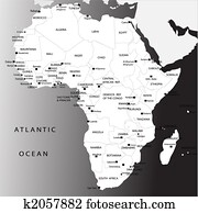 Political map of Africa Political map of Africa