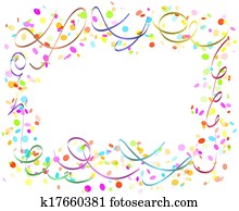 confetti and ribbons confetti and ribbons