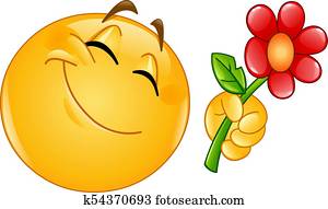 emoticon, geben, blume emoticon, geben, blume