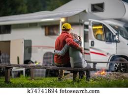 RV Campsite Family Time RV Campsite Family Time