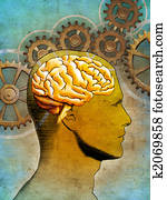 Thinking brain Thinking brain