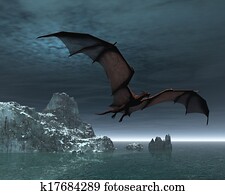 אדום, דרקון, בלילה