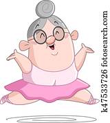 ישן, רקדן של בלט