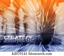 Business strategy illustration Business strategy illustration