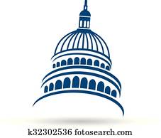 Capitol building logo Capitol building logo