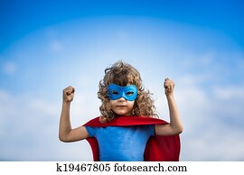 Superhero child Superhero child