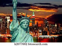The Statue of Liberty and New York City The Statue of Liberty and New York City
