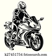biker on motorcycle biker on motorcycle