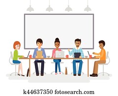 Businessmen and businesswomen meeting Businessmen and businesswomen meeting