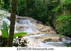 Dunn\'s, rio, quedas, jamaica