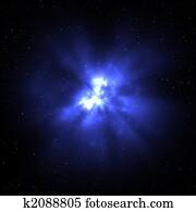 exploding nova in space exploding nova in space