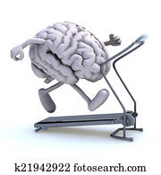 human brain on a running machine human brain on a running machine