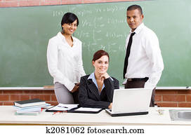 profesores, trabajo junto