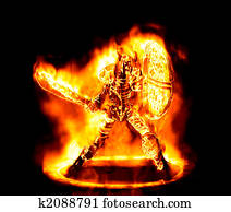 לוהט, sketon, לוחם