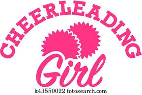 Cheerleading girl Cheerleading girl