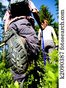 hiking couple hiking couple