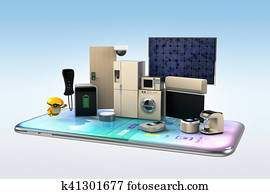 Smart appliances on a smart phone Smart appliances on a smart phone
