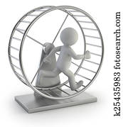 3d, klein, mensen, -, hamster