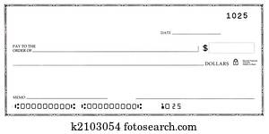 Blank Check with False Numbers Blank Check with False Numbers