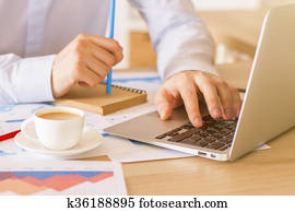 Businessman using computer Businessman using computer