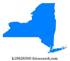 Map of New York Map of New York