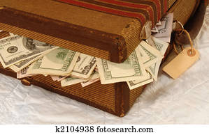 Suitcase Full of Money