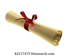 certificate scroll certificate scroll