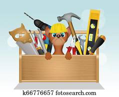 dog in the toolbox dog in the toolbox